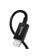 Baseus Superior USB - Lightning fast charging data cable 2,4 A 1 m black (CALYS-A01)