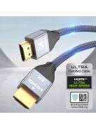 Wozinsky cable HDMI 2.1 8K 60 Hz 48 Gbps / 4K 120 Hz / 2K 144 Hz 1 m Silver (WHDMI-10)