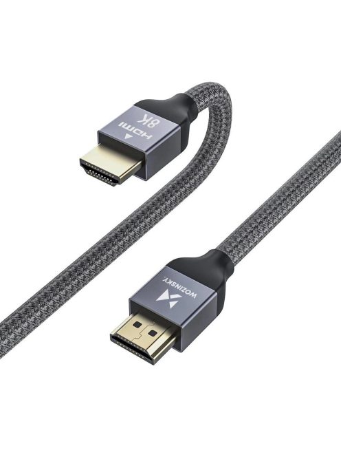 Wozinsky cable HDMI 2.1 8K 60 Hz 48 Gbps / 4K 120 Hz / 2K 144 Hz 2 m silver (WHDMI-20)