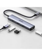 Ugreen HUB USB Type C splitter - 4x USB 3.2 Gen 1 silver (CM473 20841)