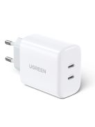 Ugreen charger 2x USB Type C 40W Power Delivery white (10343)