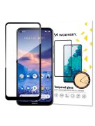 Wozinsky Tempered Glass Full Glue Super Tough Screen Protector Full Coveraged with Frame Case Friendly for Nokia 5.4 black