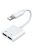 Joyroom S-Y104 headphone Lightning / 2x Lightning adapter - white