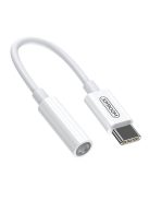 Joyroom SH-C1 headphone mini jack 3.5 mm (female) / USB-C (male) adapter - white