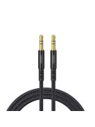 Joyroom Car Stereo Audio Cable SY-10A1 stereo AUX mini jack 3.5mm / mini jack 3.5mm 1m - black