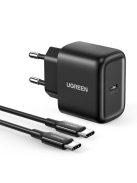 Ugreen USB Type C charger 25W Power Delivery + USB Type C cable 2m black (50581)