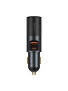 Baseus Share Together USB / USB Type C / cigarette lighter socket car charger 120W Quick Charge Power Delivery gray (CCBT-C0G)