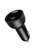 Baseus Superme fast car charger USB / USB Type C 100W PPS Quick Charge Power Delivery + USB cable Type C 100W (20V/5A) 1m black (TZCCZX-01)