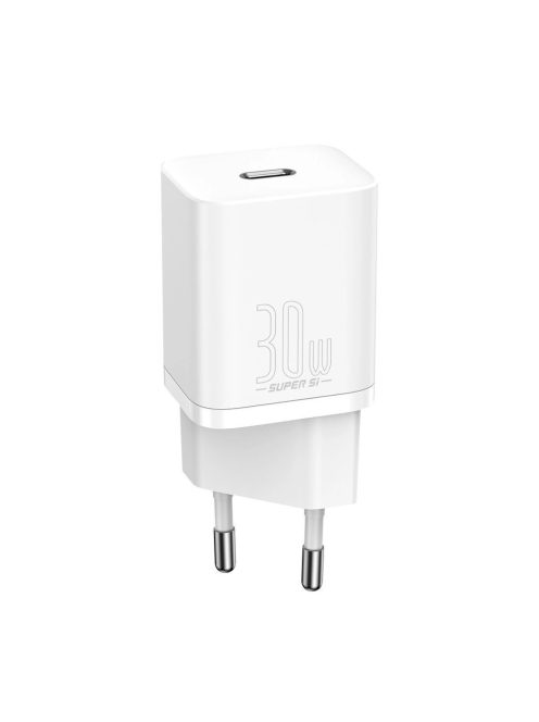 Baseus Super Si 1C fast charger USB Type C 30W Power Delivery Quick Charge white (CCSUP-J02)