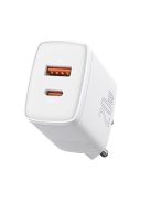 Baseus Compact fast charger USB / USB Type C 20W 3A Power Delivery Quick Charge 3.0 white (CCXJ-B02)