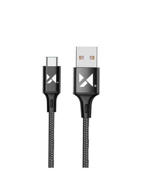 Wozinsky cable USB - USB Type C 2,4A 1m black (WUC-C1B)