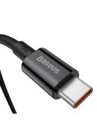 Baseus CATYS-B01 USB-C - USB-C PD QC FCP cable 100W 5A 480Mb/s 1m - black