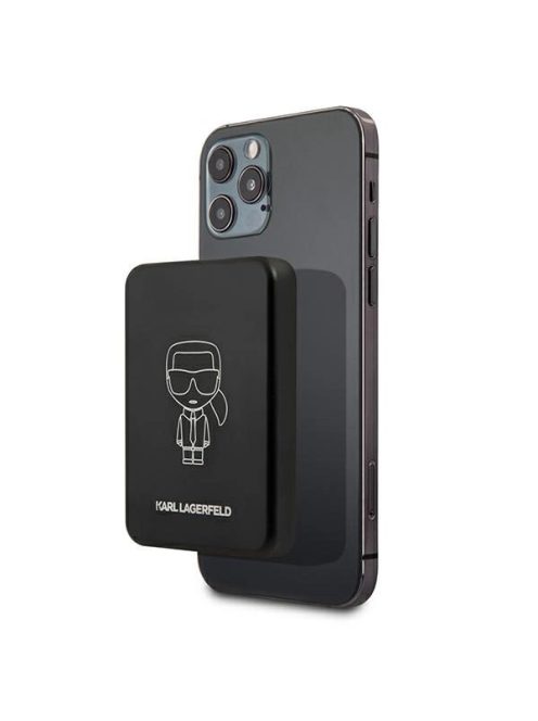 Karl Lagerfeld Powerbank indukcyjny KLPBMSOIBK 3000mAh MagSafe