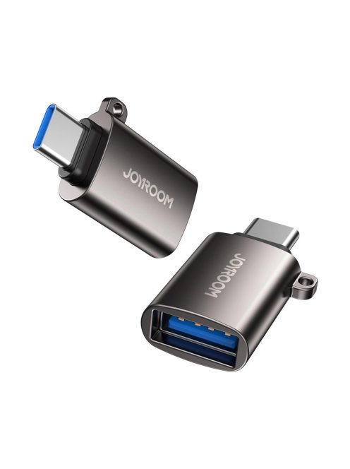 Joyroom USB-A 3.2 Gen 1 (female) - USB-C (male) adapter black (S-H151 Black)