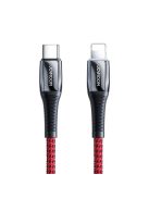 Joyroom S-1224K2 USB-C / Lightning PD cable 20W 2.4A 1.2m - red