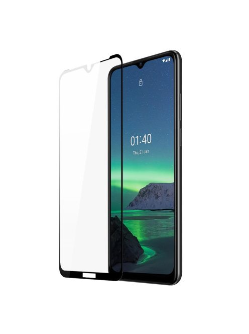 Dux Ducis 10D Tempered Glass Tough Screen Protector Full Coveraged with Frame for Nokia 1.4 transparent (case friendly)