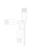 Choetech MFI USB - Lightning charging data cable 1,2m white (IP0026 white)