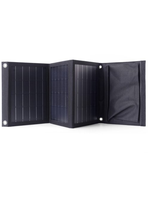 Choetech SC005 solar tourist charger 22W foldable 2x USB-A - black