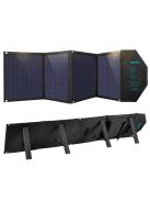 Choetech SC007 solar charger, large, foldable, 80W DC / USB-C / 2x USB-A PD, QC - black