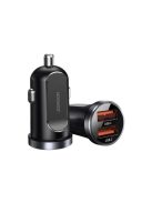 Joyroom C-A09 Mini dual-port QC3.0 Smart fast charge 2x USB 30W Quick Charge, SCP, PD, AFC Black