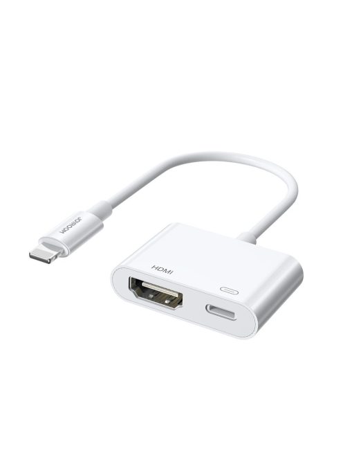 Joyroom S-H141 Lightning (male) - HDMI FullHD 1080p 60Hz (female) / Lightning (female) adapter - white