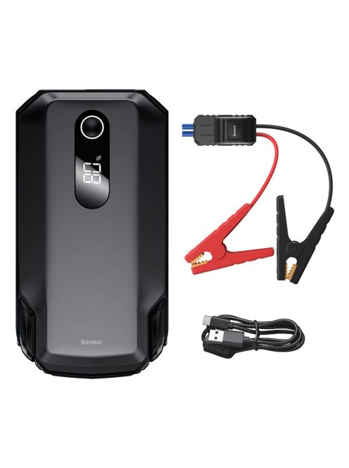 Baseus powerbank Power Starter Jump Starter starting device booster 20000mAh 12V (2000A / 1000A) + crocodile clip cables black (CGNL020001)