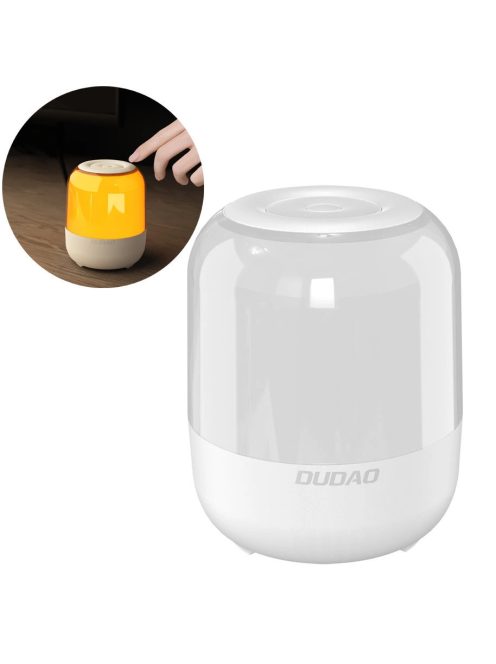 Dudao wireless Bluetooth 5.0 RGB speaker 5W 1200mAh white (Y11S-white)