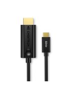 Choetech unidirectional adapter cable USB Type C adapter (male) to HDMI 2.0 (male) 4K 60Hz 1.8m black (CH0019)