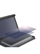 Choetech SC001 solar foldable charger 19W 2x USB-A - black