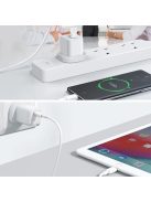 Joyroom USB Type C / USB wall charger 30W Power Delivery Quick Charge 4.5A (UK plug) white (L-QP303)