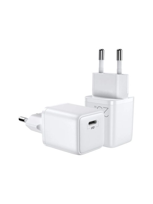 Joyroom fast wall charger USB Type C 25W 3A EU plug white (L-P251)