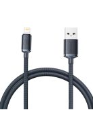 Baseus Crystal Shine Series cable USB cable for fast charging and data transfer USB Type A - Lightning 2.4A 1.2m black (CAJY000001)