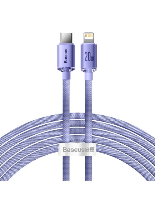 Baseus CAJY000305 Lightning - USB-C PD cable 20W 480Mb/s 2m - purple