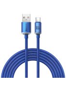 Baseus crystal shine series fast charging data cable USB Type A to USB Type C 100W 2m blue (CAJY000503)