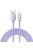 Baseus Crystal Shine Series cable USB cable for fast charging and data transfer USB Type A - USB Type C 100W 2m purple (CAJY000505)