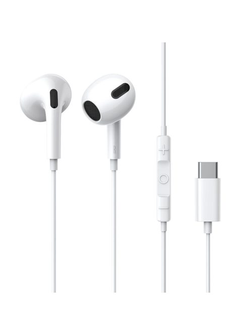 Baseus encok c17 in-ear wired headphones with usb type c microphone white (NGCR010002)