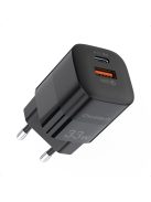 Choetech Fast USB Wall Charger USB Type C PD QC 33W black (PD5006)