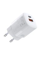 Choetech fast charger GaN USB / USB Type C PD QC 33W white (PD5006)