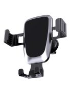 Gravity smartphone car holder, black air vent grille (YC08)