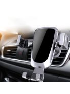 Gravity smartphone car holder, black air vent grille (YC08)