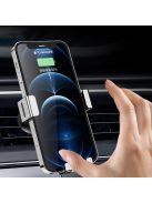 Gravity smartphone car holder, black air vent grille (YC12)