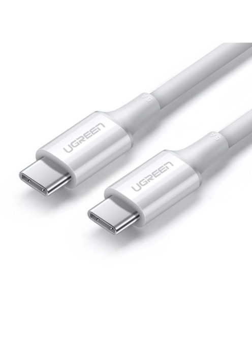 Ugreen cable USB Type C (male) to Type C (male) cable 1m white (US300)