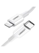 Ugreen US171 Lightning - USB-C MFi PD cable 20W 3A 480Mb/s 0.5m - white