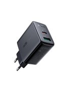 Acefast wall charger USB Type C / USB 32W, PPS, PD, QC 3.0, AFC, FCP black (A5 black)