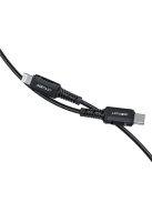 Acefast C4-01 Lightning - USB-C PD cable 30W 3A 480Mb/s 1.8m - black