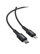 Acefast C4-01 Lightning - USB-C PD cable 30W 3A 480Mb/s 1.8m - black