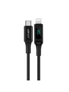 Acefast cable MFI USB Type C - Lightning 1.2m, 30W, 3A black (C6-01 Black)