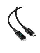 Acefast cable MFI USB Type C - Lightning 1.2m, 30W, 3A black (C6-01 Black)