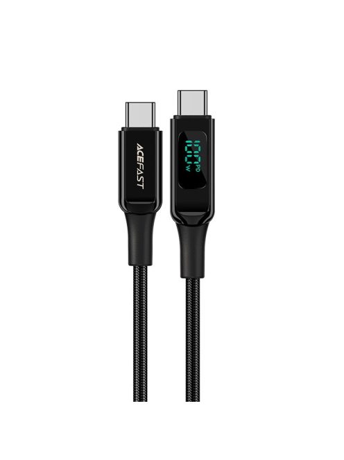 Acefast C6-03 Black USB-C - USB-C PD QC cable 100W 5A 480Mb/s 2m - black