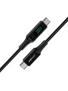 Acefast C6-03 Black USB-C - USB-C PD QC cable 100W 5A 480Mb/s 2m - black